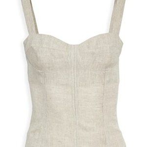 Reformation Libra Top in Oatmeal *NEW*